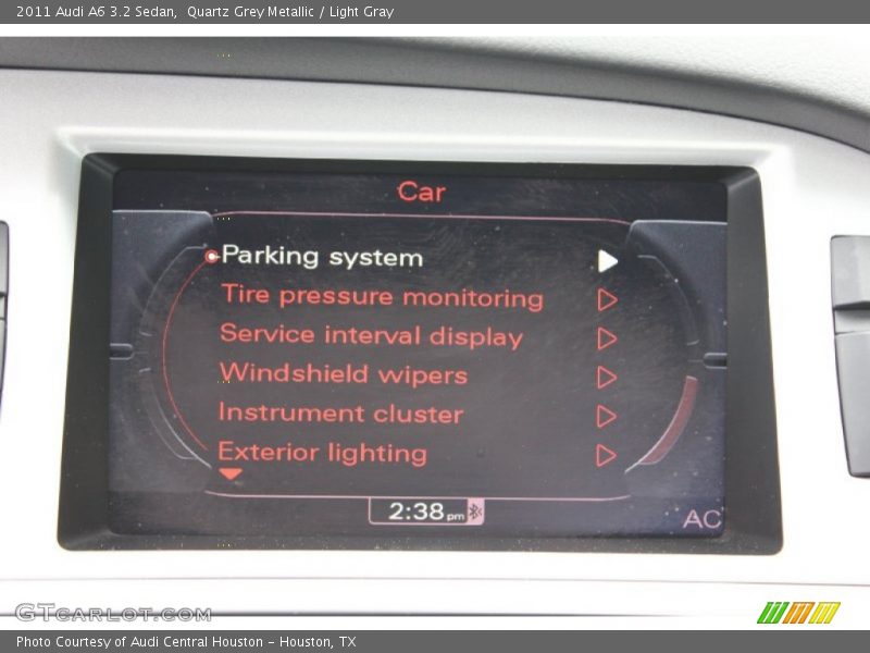 Quartz Grey Metallic / Light Gray 2011 Audi A6 3.2 Sedan