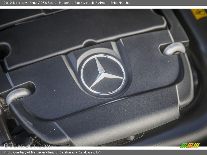 Magnetite Black Metallic / Almond Beige/Mocha 2012 Mercedes-Benz C 250 Sport