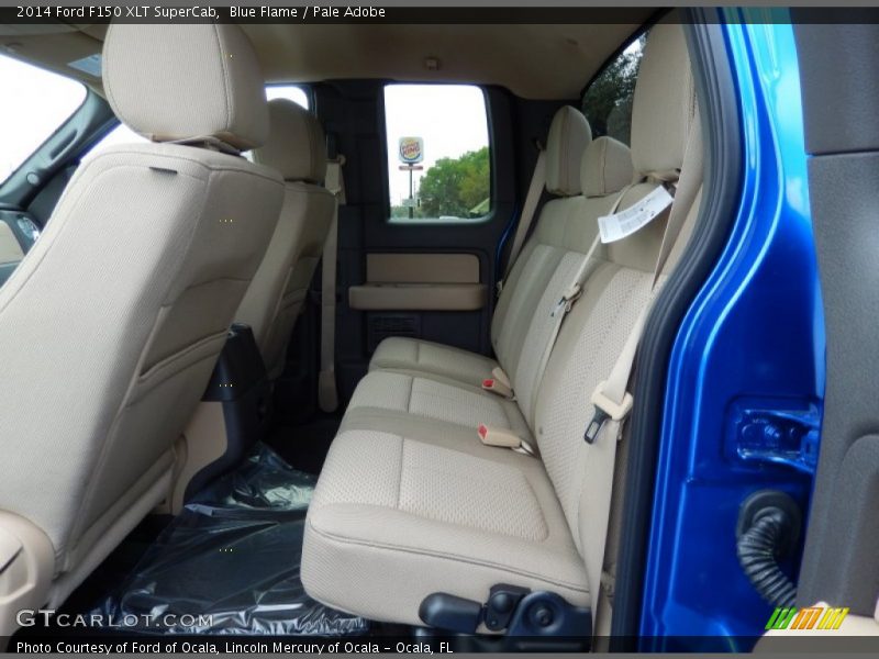 Blue Flame / Pale Adobe 2014 Ford F150 XLT SuperCab