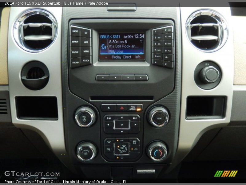 Blue Flame / Pale Adobe 2014 Ford F150 XLT SuperCab