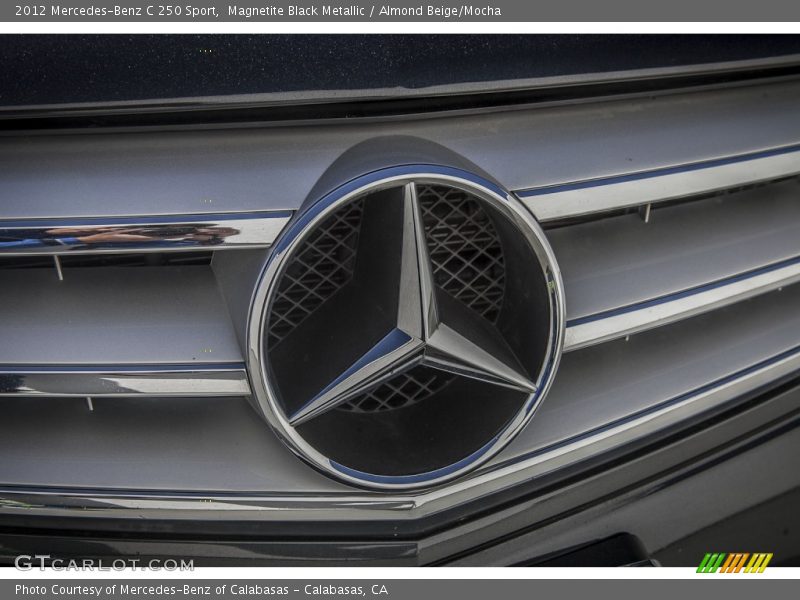 Magnetite Black Metallic / Almond Beige/Mocha 2012 Mercedes-Benz C 250 Sport