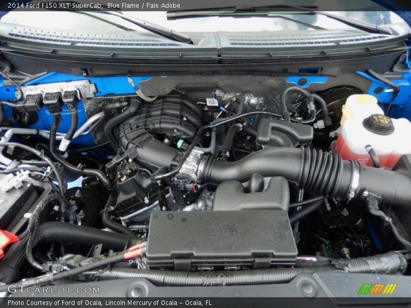 Blue Flame / Pale Adobe 2014 Ford F150 XLT SuperCab