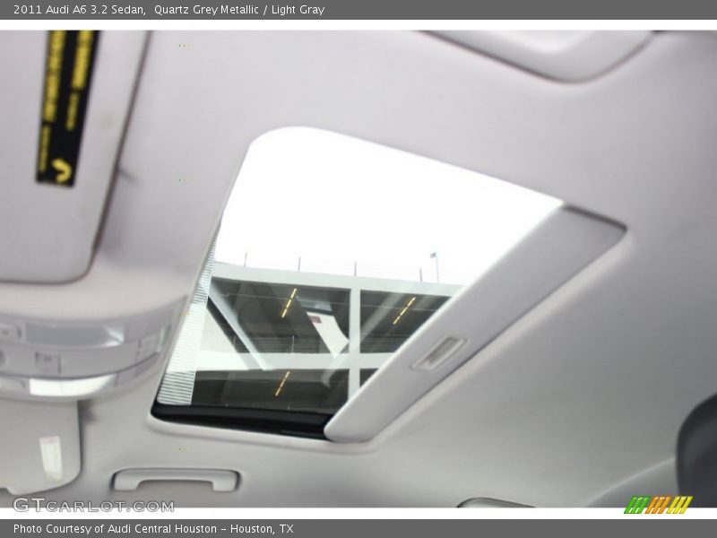 Quartz Grey Metallic / Light Gray 2011 Audi A6 3.2 Sedan