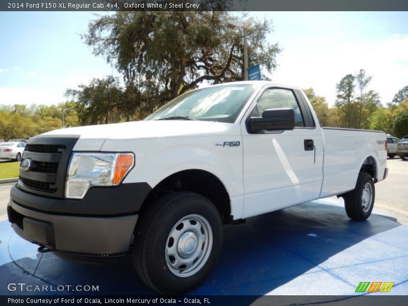 Oxford White / Steel Grey 2014 Ford F150 XL Regular Cab 4x4