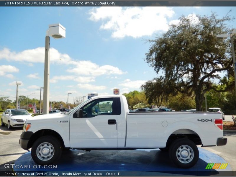 Oxford White / Steel Grey 2014 Ford F150 XL Regular Cab 4x4