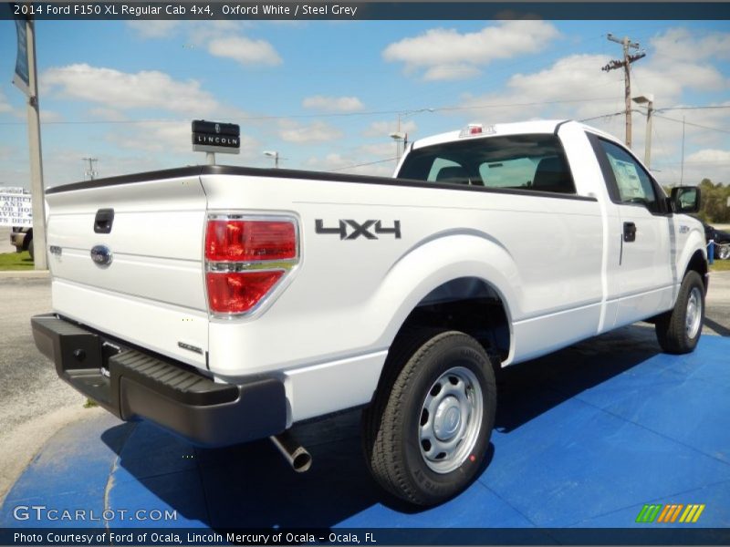 Oxford White / Steel Grey 2014 Ford F150 XL Regular Cab 4x4