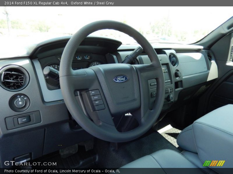 Oxford White / Steel Grey 2014 Ford F150 XL Regular Cab 4x4