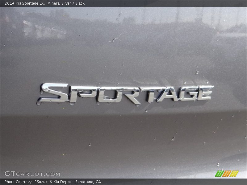 Mineral Silver / Black 2014 Kia Sportage LX