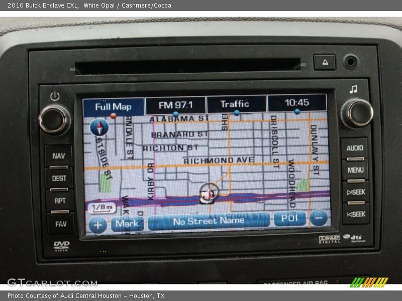 Navigation of 2010 Enclave CXL