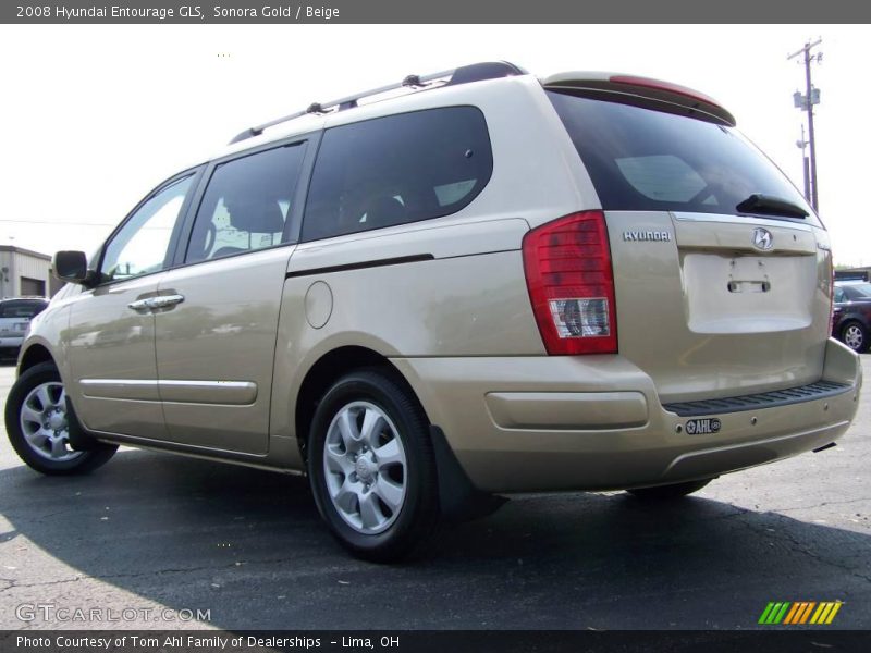 Sonora Gold / Beige 2008 Hyundai Entourage GLS