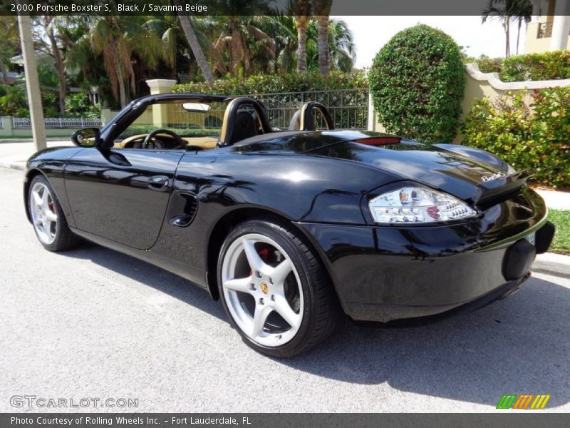 Black / Savanna Beige 2000 Porsche Boxster S