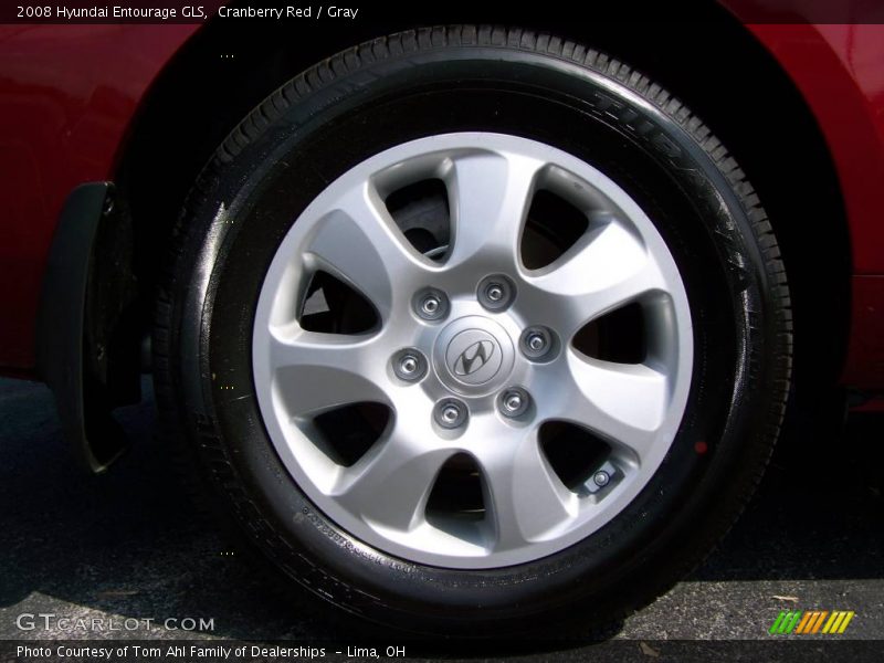 Cranberry Red / Gray 2008 Hyundai Entourage GLS