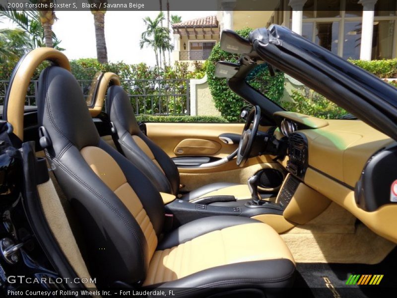 Black / Savanna Beige 2000 Porsche Boxster S