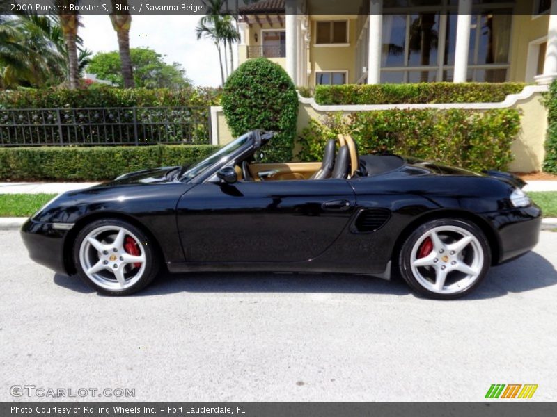 Black / Savanna Beige 2000 Porsche Boxster S
