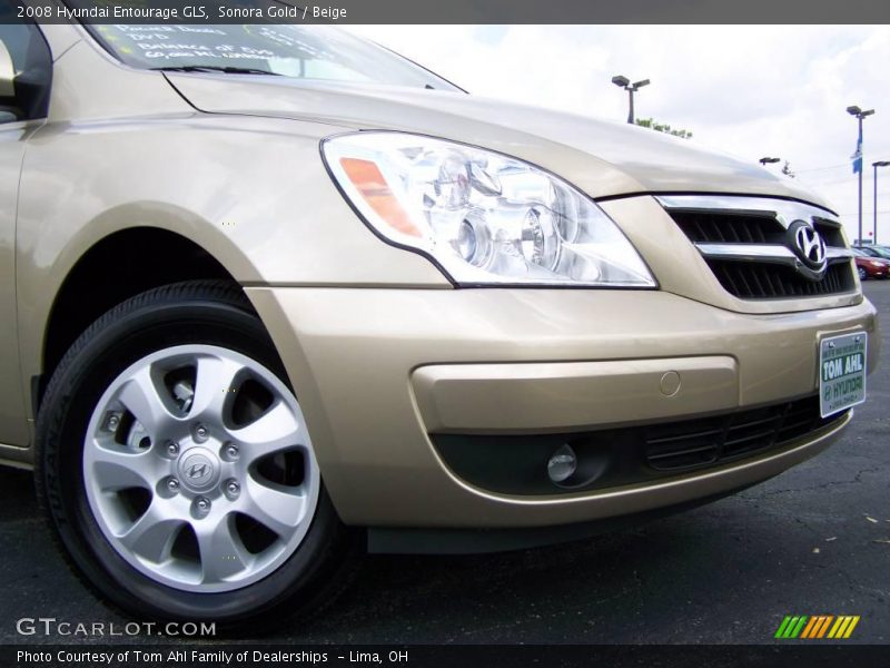 Sonora Gold / Beige 2008 Hyundai Entourage GLS