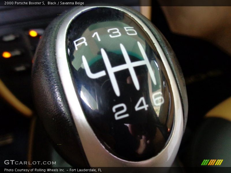 Black / Savanna Beige 2000 Porsche Boxster S