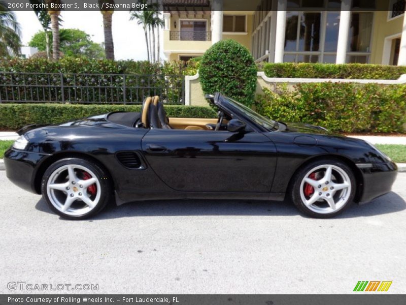 Black / Savanna Beige 2000 Porsche Boxster S