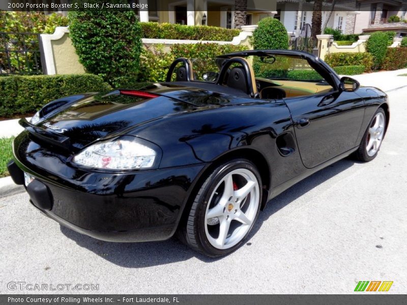 Black / Savanna Beige 2000 Porsche Boxster S