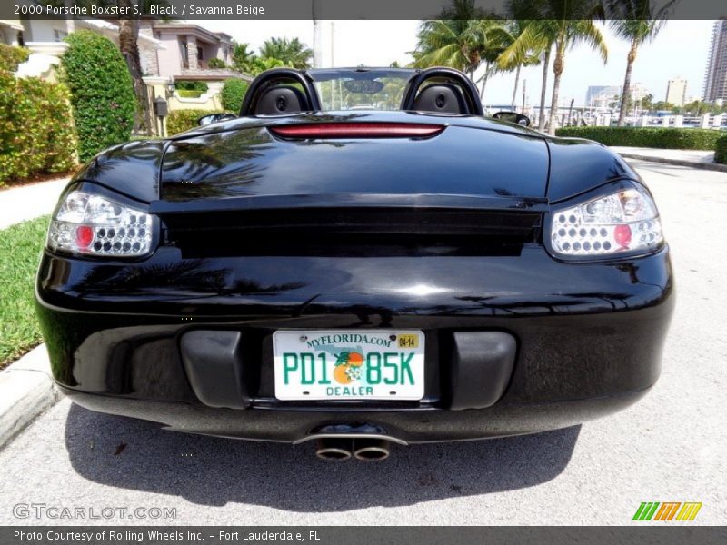 Black / Savanna Beige 2000 Porsche Boxster S