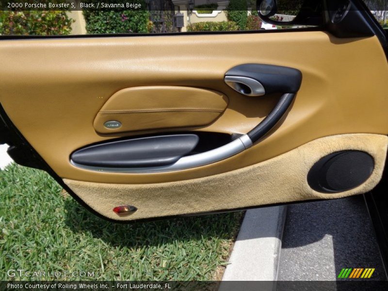Black / Savanna Beige 2000 Porsche Boxster S