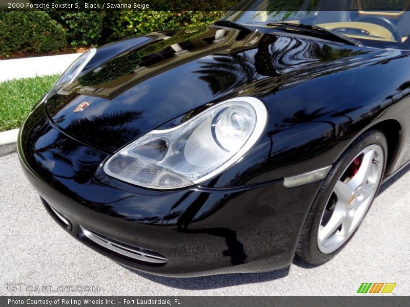 Black / Savanna Beige 2000 Porsche Boxster S
