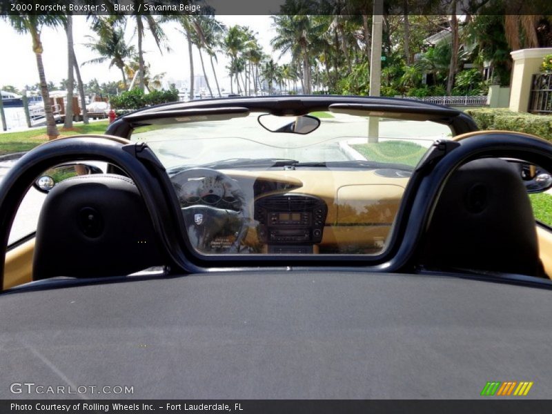 Black / Savanna Beige 2000 Porsche Boxster S
