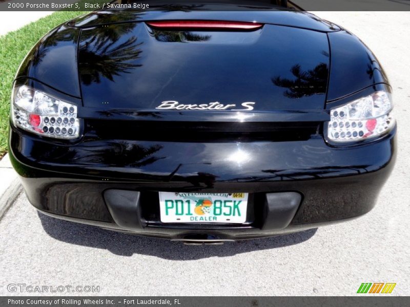 Black / Savanna Beige 2000 Porsche Boxster S