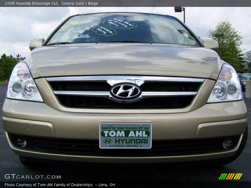 Sonora Gold / Beige 2008 Hyundai Entourage GLS