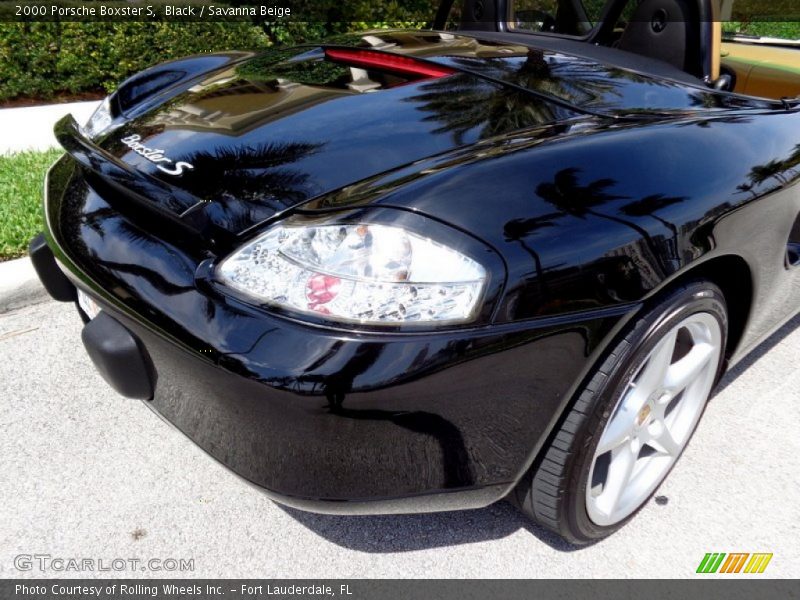 Black / Savanna Beige 2000 Porsche Boxster S