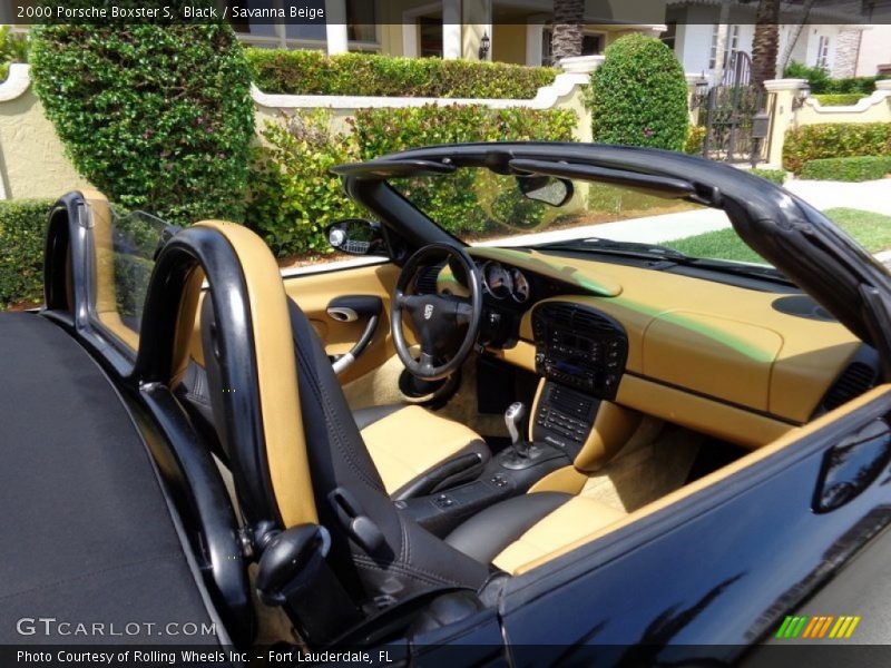 Black / Savanna Beige 2000 Porsche Boxster S