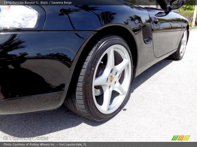 Black / Savanna Beige 2000 Porsche Boxster S