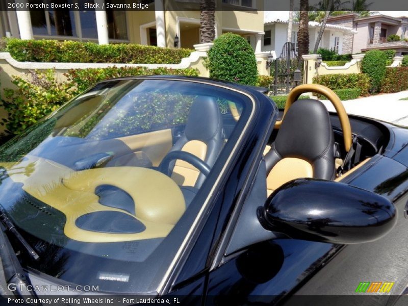 Black / Savanna Beige 2000 Porsche Boxster S