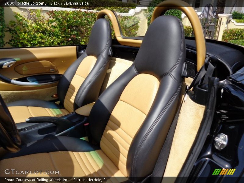 Black / Savanna Beige 2000 Porsche Boxster S