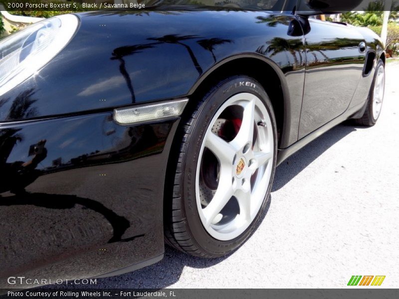 Black / Savanna Beige 2000 Porsche Boxster S