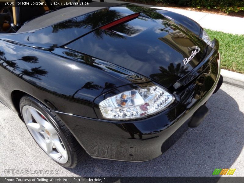 Black / Savanna Beige 2000 Porsche Boxster S