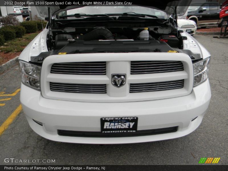 Bright White / Dark Slate Gray 2012 Dodge Ram 1500 Sport Quad Cab 4x4