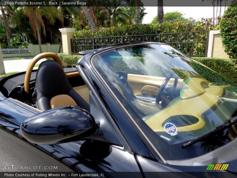 Black / Savanna Beige 2000 Porsche Boxster S