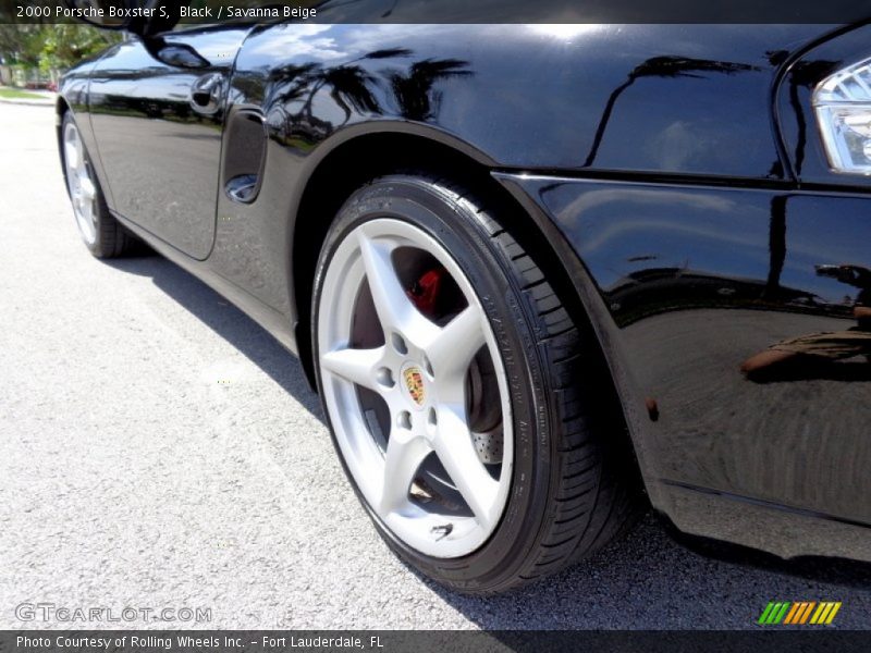 Black / Savanna Beige 2000 Porsche Boxster S