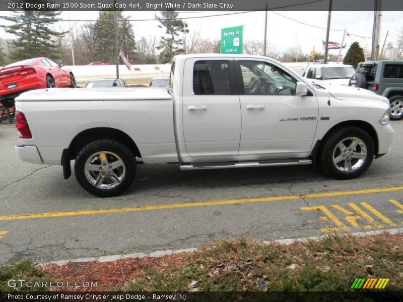 Bright White / Dark Slate Gray 2012 Dodge Ram 1500 Sport Quad Cab 4x4