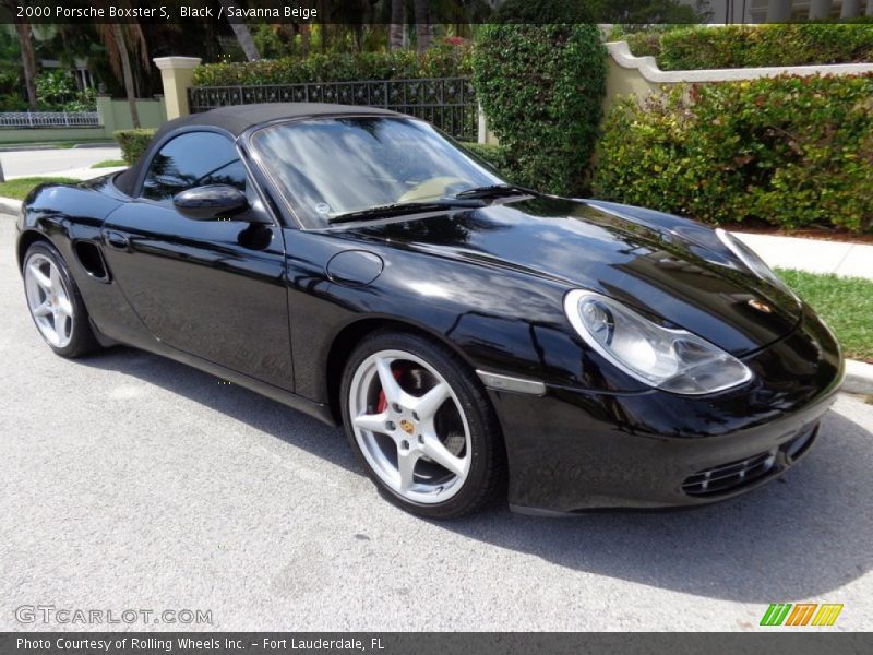 Black / Savanna Beige 2000 Porsche Boxster S