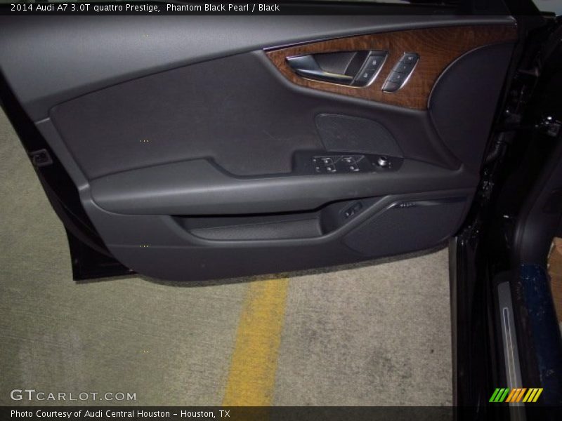 Phantom Black Pearl / Black 2014 Audi A7 3.0T quattro Prestige