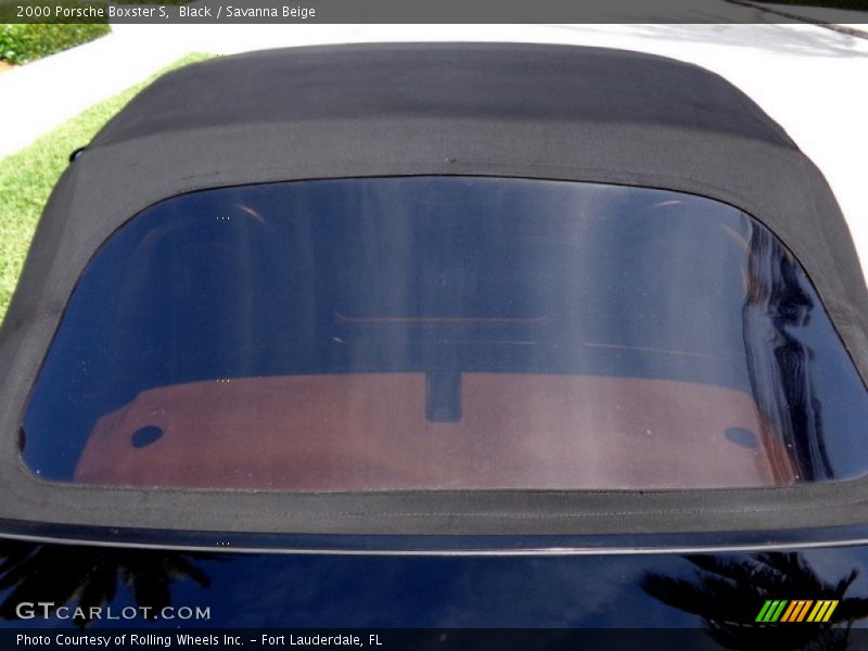 Black / Savanna Beige 2000 Porsche Boxster S