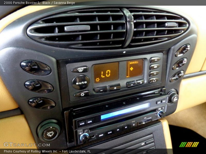 Black / Savanna Beige 2000 Porsche Boxster S