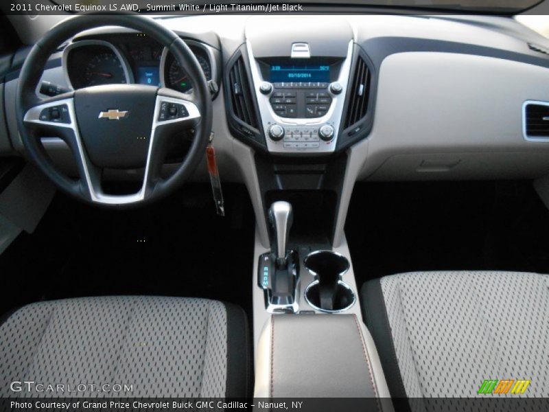 Summit White / Light Titanium/Jet Black 2011 Chevrolet Equinox LS AWD