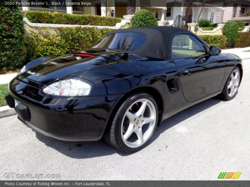 Black / Savanna Beige 2000 Porsche Boxster S