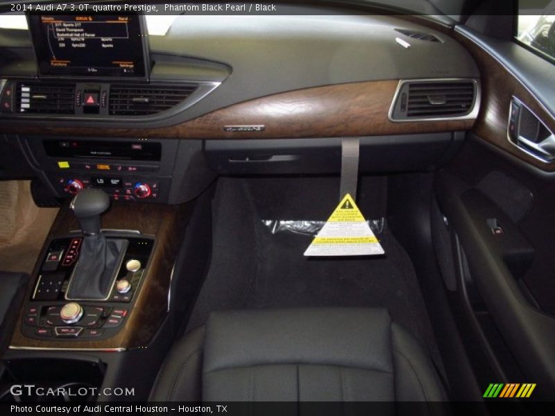 Phantom Black Pearl / Black 2014 Audi A7 3.0T quattro Prestige