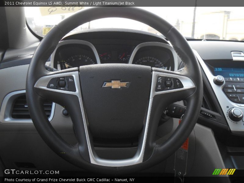 Summit White / Light Titanium/Jet Black 2011 Chevrolet Equinox LS AWD