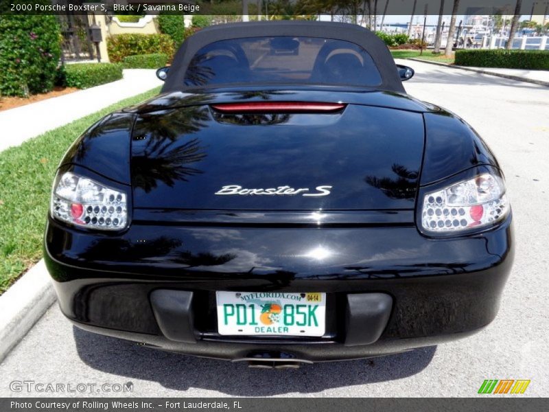 Black / Savanna Beige 2000 Porsche Boxster S