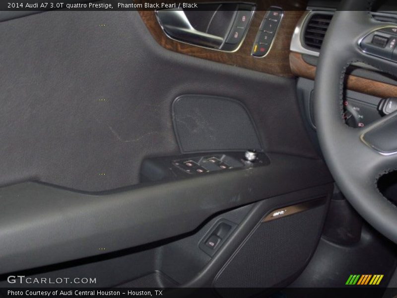 Phantom Black Pearl / Black 2014 Audi A7 3.0T quattro Prestige
