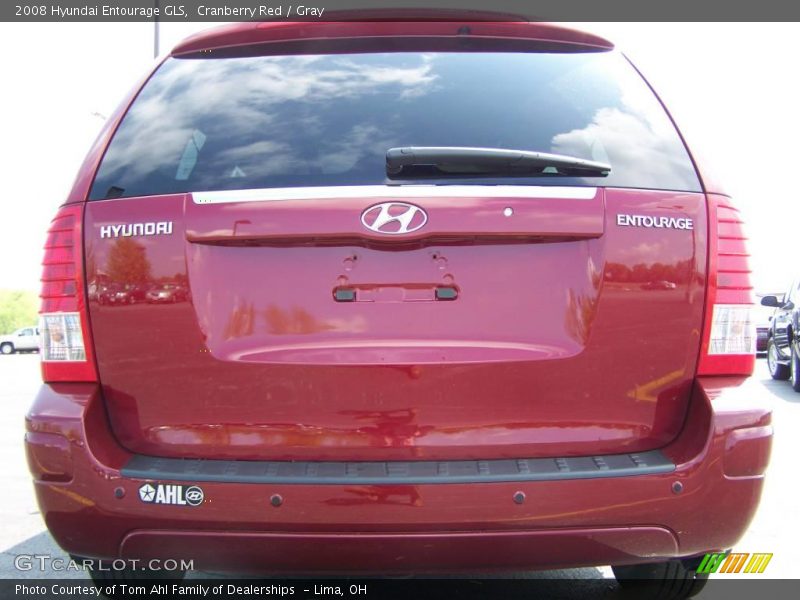 Cranberry Red / Gray 2008 Hyundai Entourage GLS